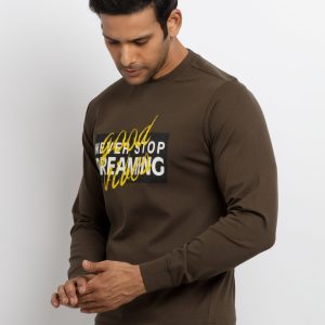 Mens Solid Sweatshirt