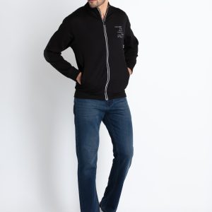 Mens High Neck Lightweight Sweatshirt