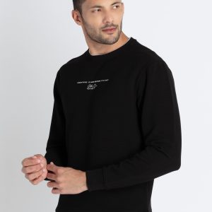 Mens Round Neck Lightweight Sweatshirt