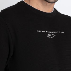 Mens Round Neck Lightweight Sweatshirt