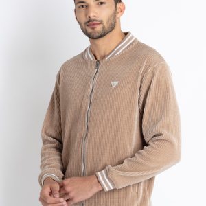 Mens Henley Neck Lightweight Sweatshirt
