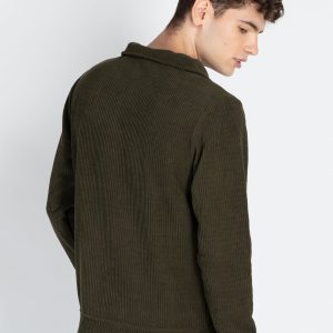 Mens Solid High Neck Lightweight Sweatshirt