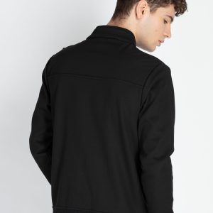 Mens Solid High Neck Lightweight Sweatshirt
