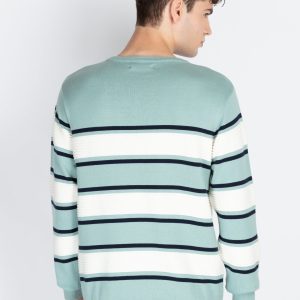 Mens Striped Sweater