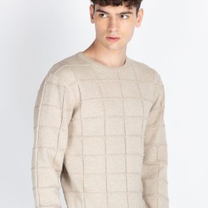 Mens Textured Sweater