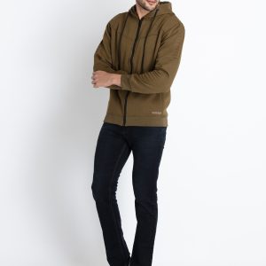 Mens Solid Hooded Sweatshirt