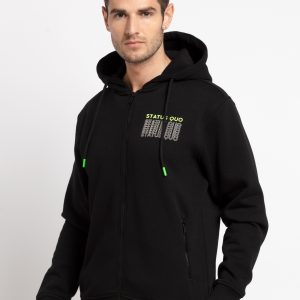 Mens Printed Hooded Sweatshirt