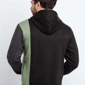 Mens Cut & Sew Hooded Sweatshirt