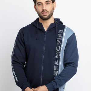 Mens Cut & Sew Hooded Sweatshirt