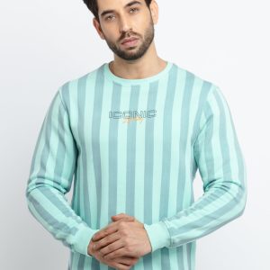 Mens All Over Printed Round Neck Sweatshirt