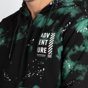 Mens Tie & Dye Sweatshirt With Hoodie