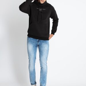 Mens Foldable Turtle Neck Sweatshirt