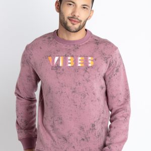 Status Quo Mens Printed Round Neck Sweatshirt