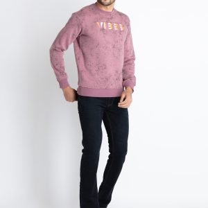 Status Quo Mens Printed Round Neck Sweatshirt