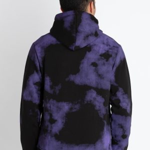 Mens Tie & Dye Sweatshirt With Hoodie