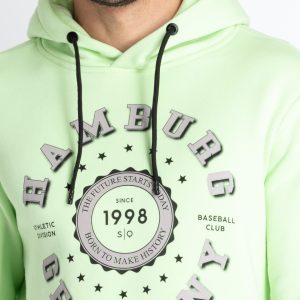Mens Printed Hooded Sweatshirt