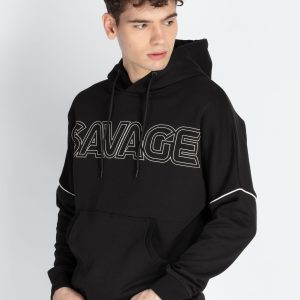 Status Quo Men'S Solid Hooded Sweatshirt