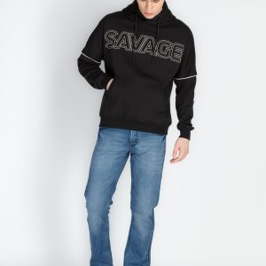 Status Quo Men'S Solid Hooded Sweatshirt