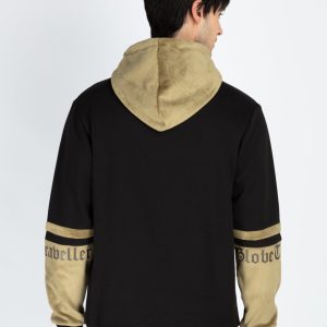 Status Quo Men'S Colorblocked Full Sleeve Hooded Sweatshirt