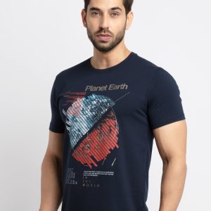 Status Quo Mens Printed Round Neck T-Shirt