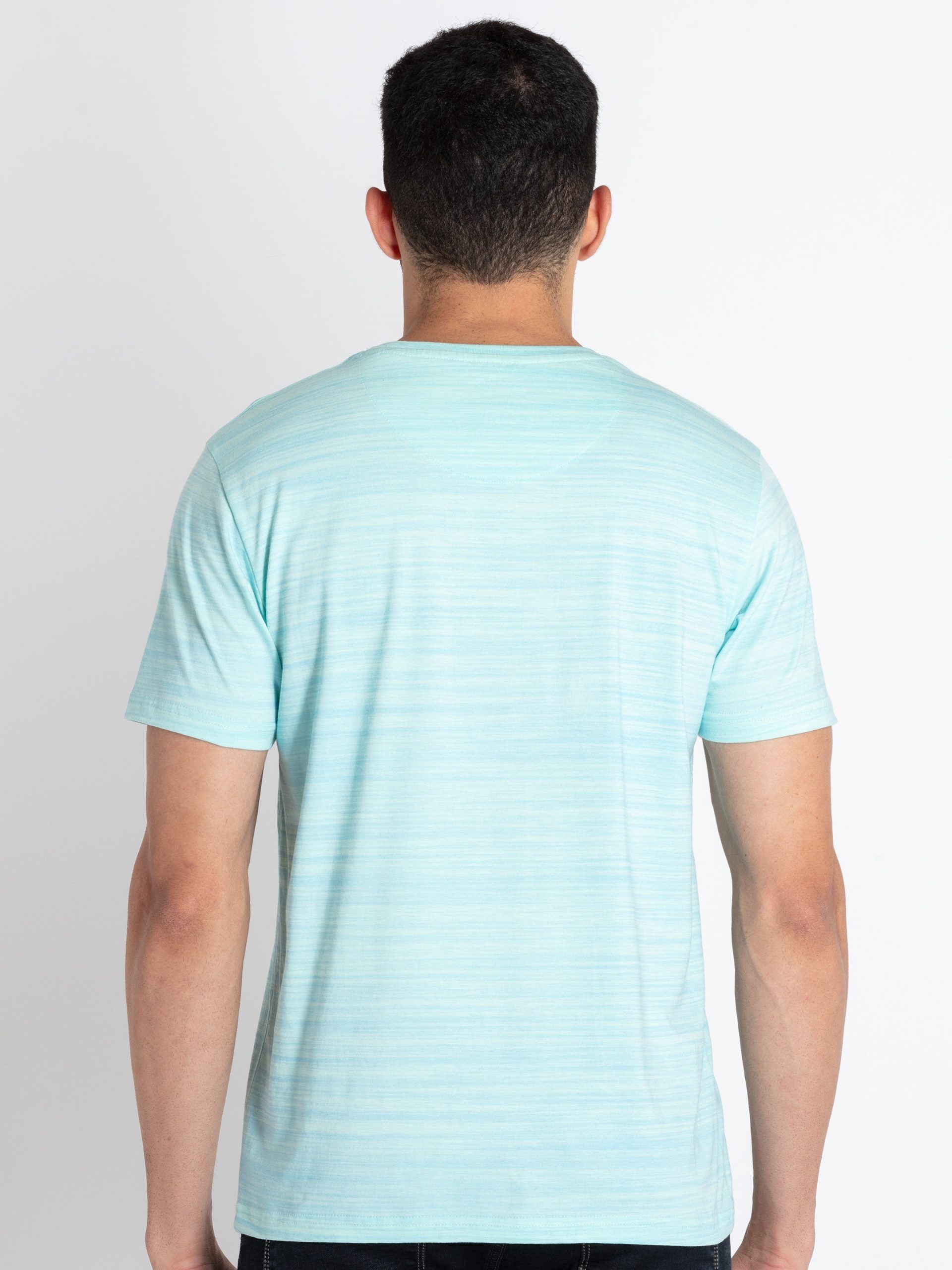 Mens All Over Printed Round Neck T-Shirt