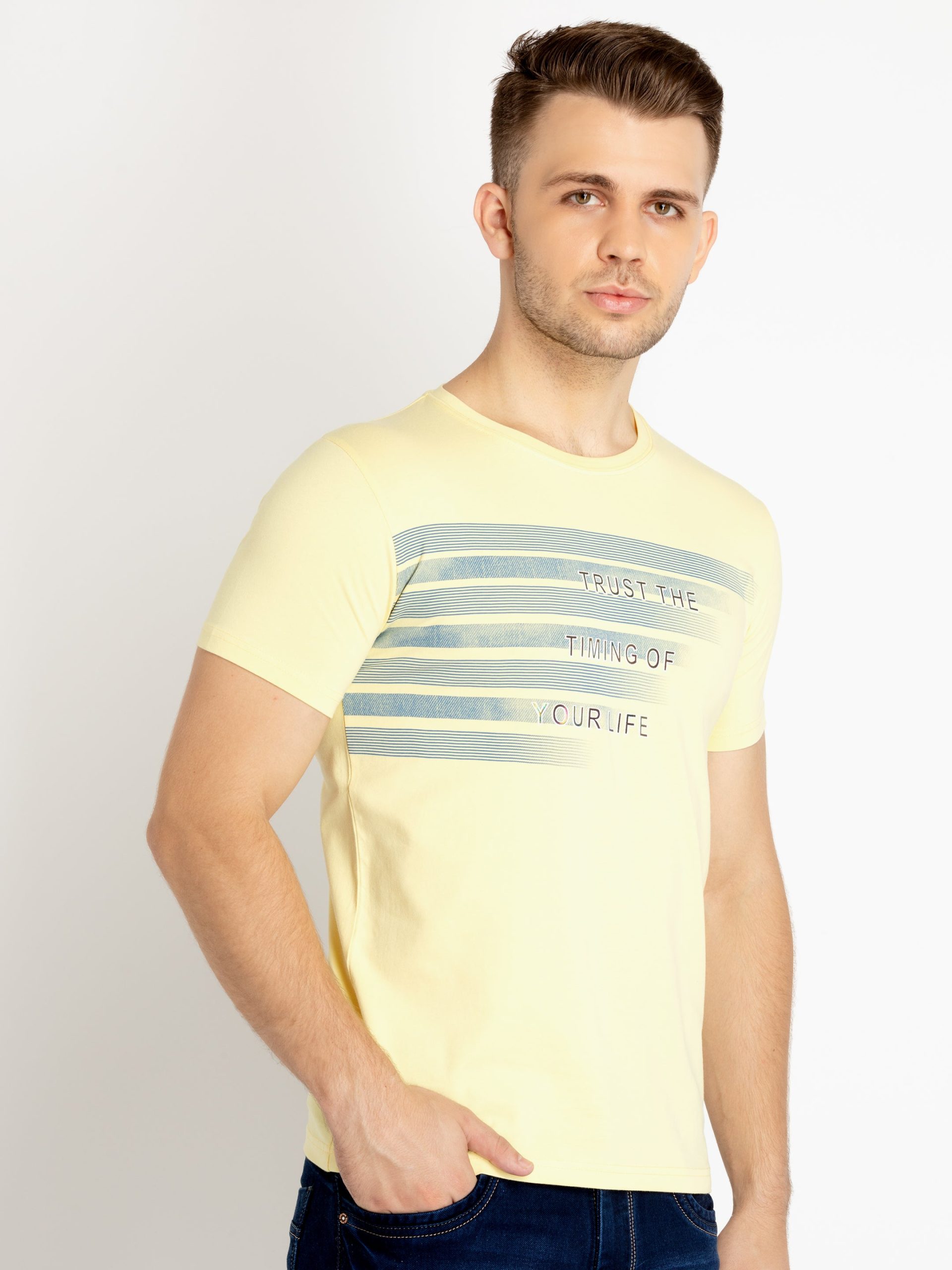 Status Quo Mens Printed Round Neck T-Shirt