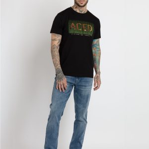 Mens Printed Round Neck T-Shirt