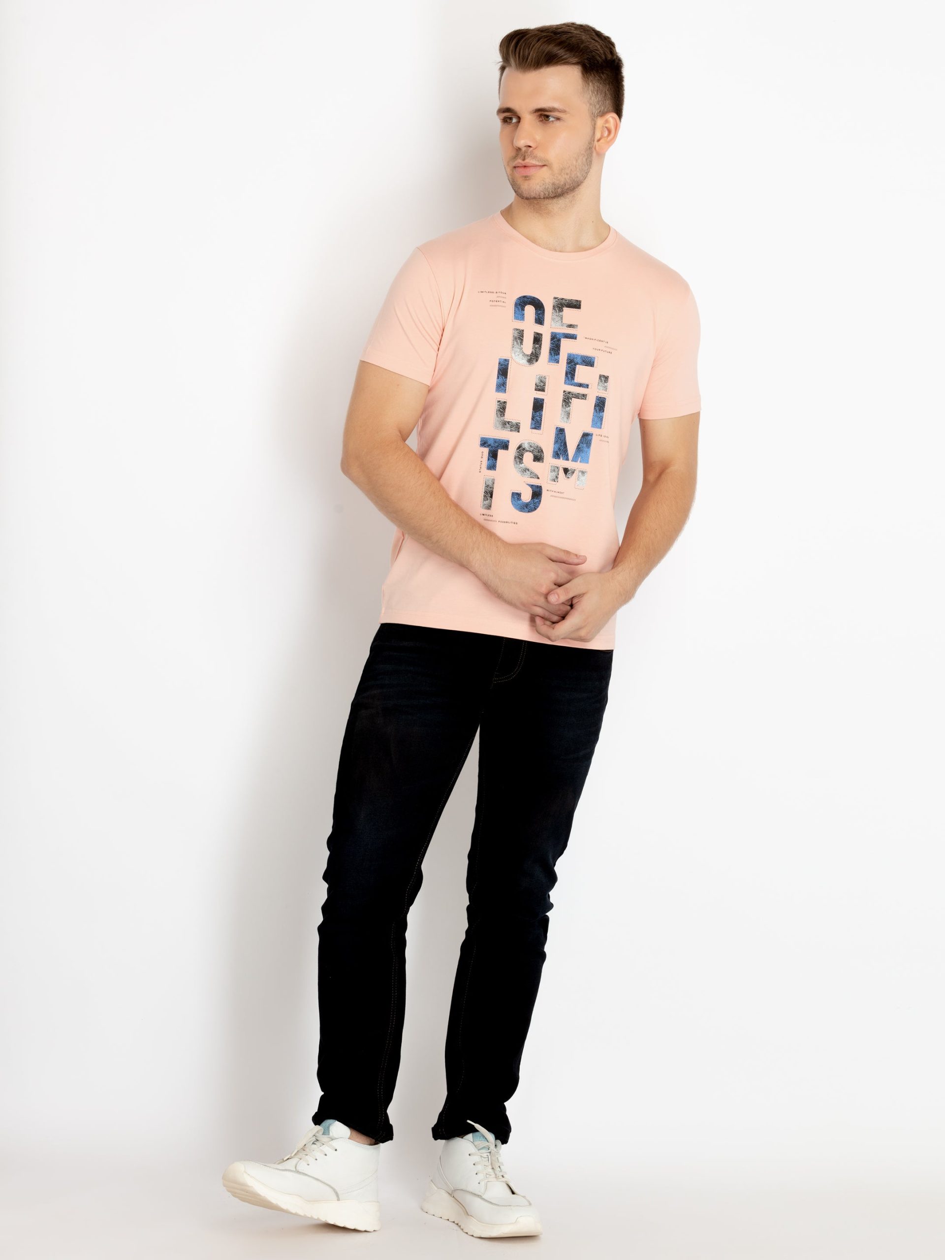 Status Quo Mens Printed Round Neck T-Shirt