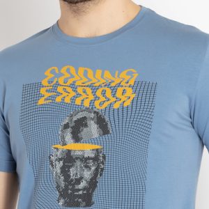 Mens Printed Round Neck T-Shirt