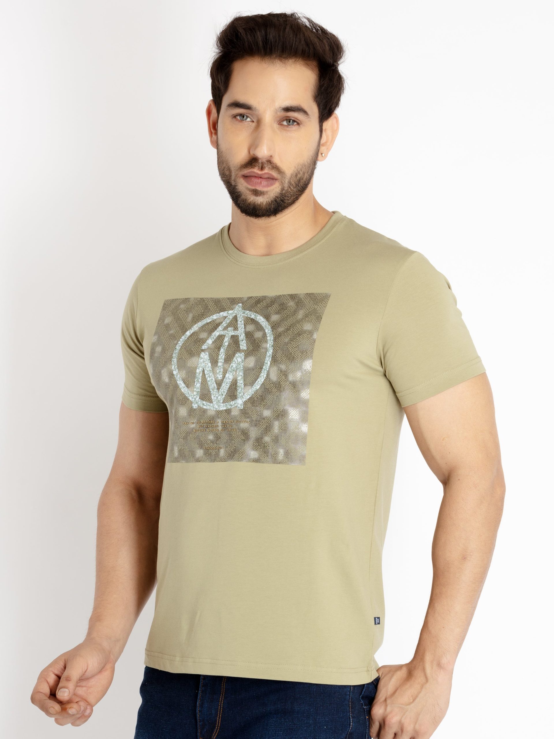 Status Quo Mens Printed Round Neck T-Shirt