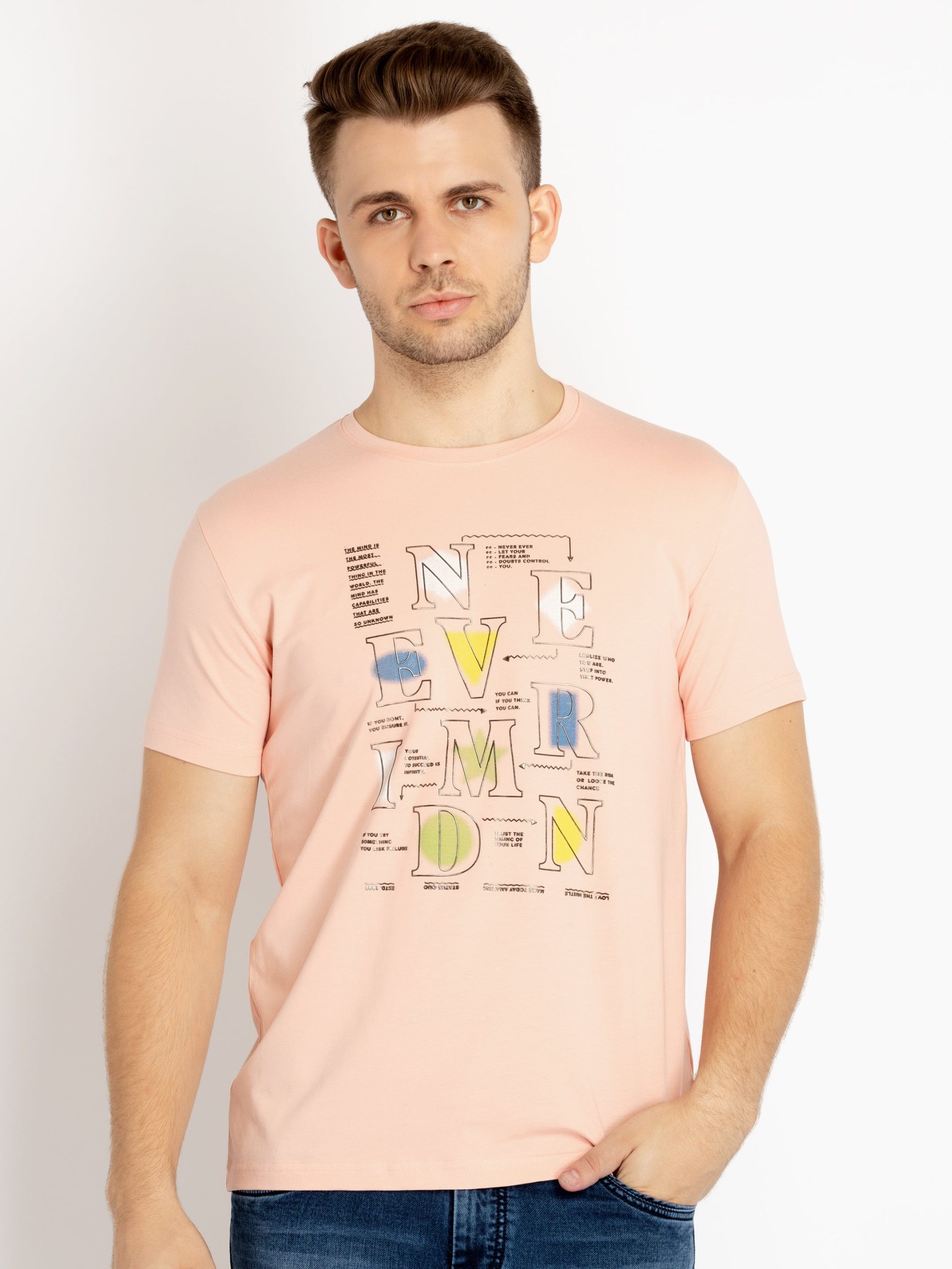 Status Quo Mens Printed Round Neck T-Shirt