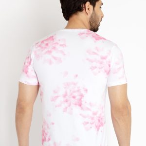 Status Quo Mens Tie Dye Round Neck T-Shirt