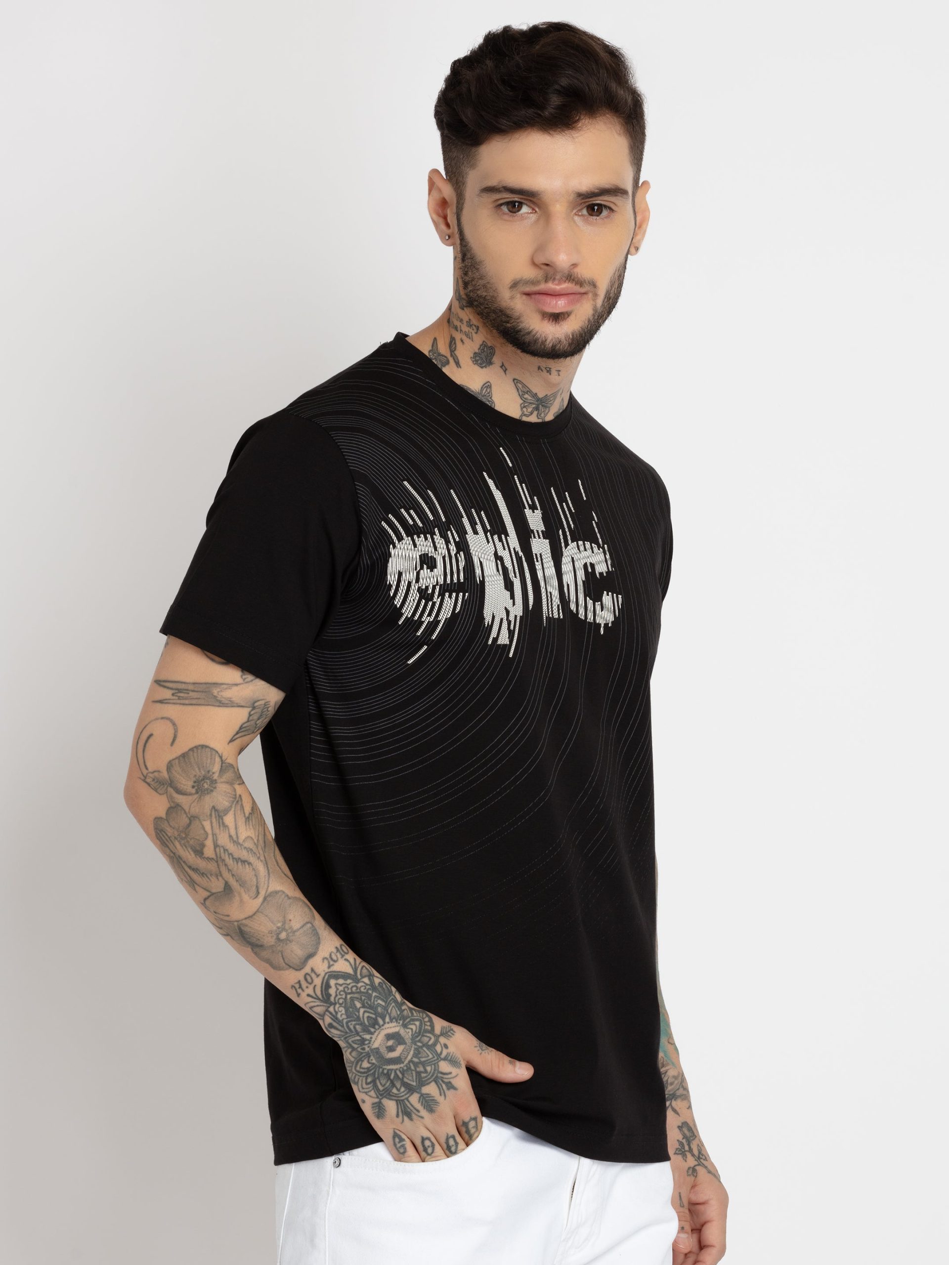 Status Quo Mens Printed Round Neck T-Shirt