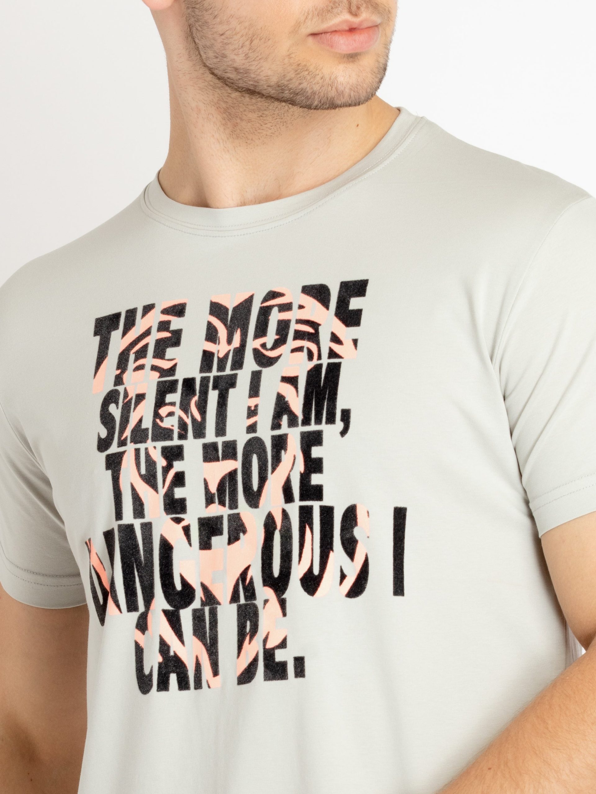 Status Quo Mens Printed Round Neck T-Shirt