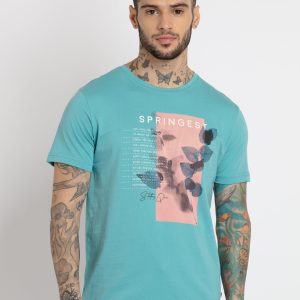 Status Quo Mens Printed Round Neck T-Shirt