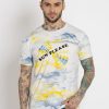 Status Quo Mens All Over Printed Round Neck T-Shirt
