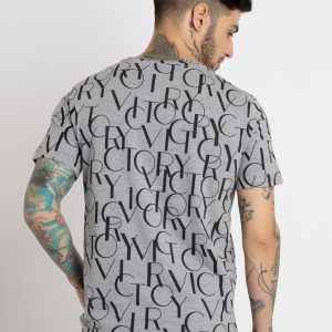 Status Quo Mens All Over Printed Round Neck T-Shirt