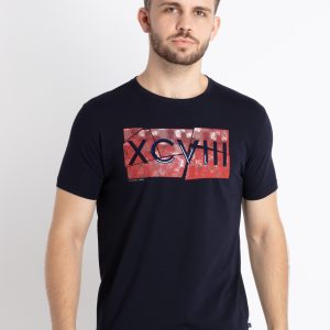 Mens Printed Round Neck T-Shirt