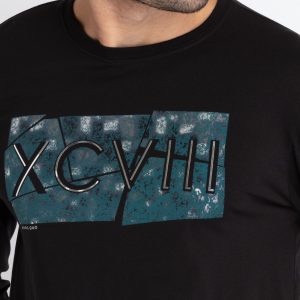 Mens Printed Round Neck T-Shirt