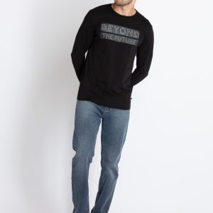Status Quo Men'S Printed Round Neck T-Shirt