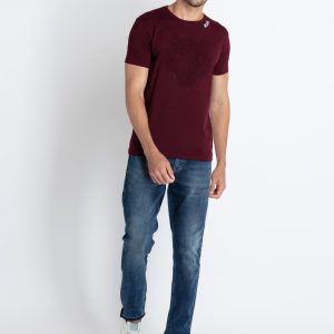 Mens Solid Round Neck T-Shirt