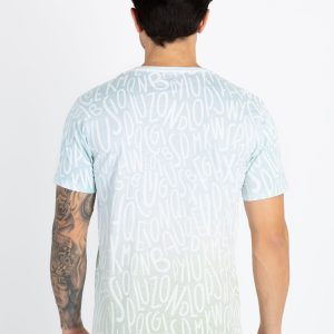 Mens All Over Printed Round Neck T-Shirt