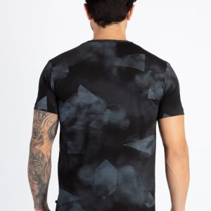Mens All Over Printed Round Neck T-Shirt