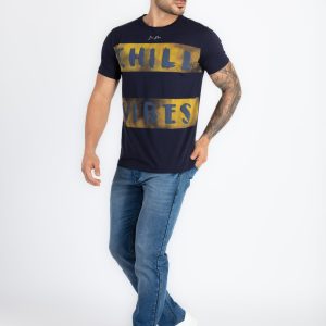 Status Quo Mens Printed Round Neck T-Shirt