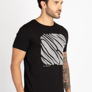 Mens Printed Round Neck T-Shirt