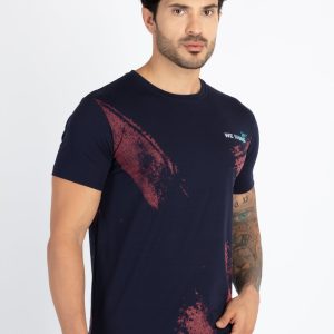 Mens All Over Printed Round Neck T-Shirt