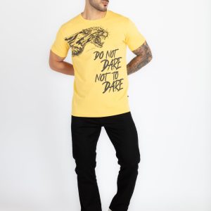 Mens Printed Round Neck T-Shirt