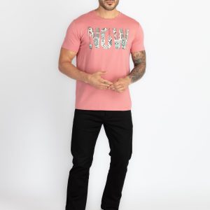 Mens Printed Round Neck T-Shirt