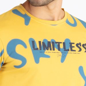 Mens Printed Round Neck T-Shirt
