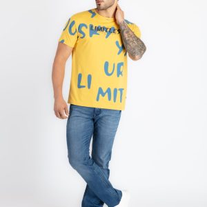 Mens Printed Round Neck T-Shirt